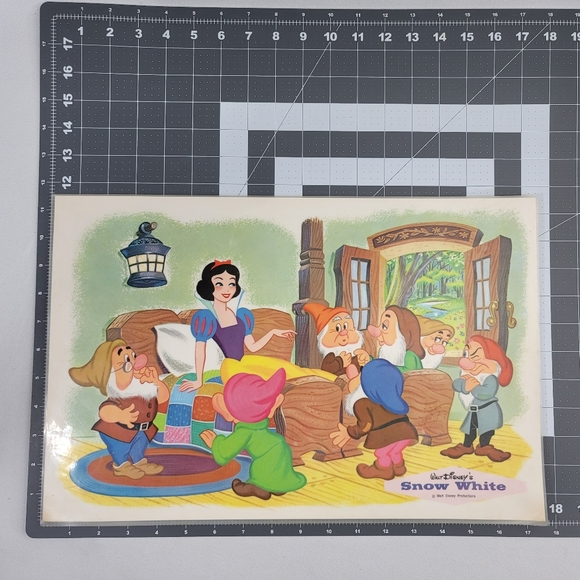 (3) Vtg Walt Disney Snow White Placemat - Picture 5 of 11